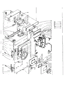Top And Front parts for Kenmore Washer Dryer Combo 110.5910900 (1105910900, 110 5910900) from AppliancePartsPros.com