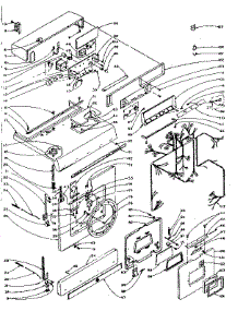 Top And Front parts for Kenmore Washer Dryer Combo 110.5910913 (1105910913, 110 5910913) from AppliancePartsPros.com