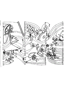 Machine Drive parts for Kenmore Washer Dryer Combo 110.5910913 (1105910913, 110 5910913) from AppliancePartsPros.com