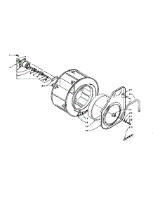 Cylinder And Hub parts for Kenmore Washer Dryer Combo 110.5910953 (1105910953, 110 5910953) from AppliancePartsPros.com