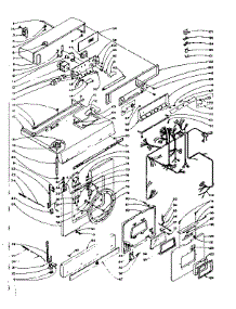 Top And Front parts for Kenmore Washer Dryer Combo 110.5910962 (1105910962, 110 5910962) from AppliancePartsPros.com