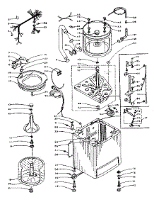 Machine Sub-Assembly parts for Kenmore Washer 110.5914050 (1105914050, 110 5914050) from AppliancePartsPros.com