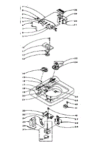 Top Assembly parts for Kenmore Washer 110.5914200 (1105914200, 110 5914200) from AppliancePartsPros.com