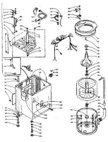 Machine Sub-Assembly parts for Kenmore Washer 110.5914201 (1105914201, 110 5914201) from AppliancePartsPros.com