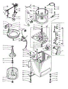 Machine Sub-Assembly parts for Kenmore Washer 110.5914500 (1105914500, 110 5914500) from AppliancePartsPros.com