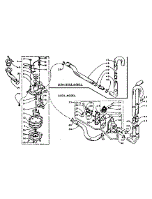 Water System parts for Kenmore Washer 110.5914501 (1105914501, 110 5914501) from AppliancePartsPros.com