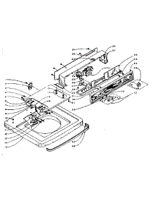 Machine Top Assembly parts for Kenmore Washer 110.5914612 (1105914612, 110 5914612) from AppliancePartsPros.com
