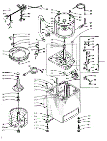 Machine Sub-Assembly parts for Kenmore Washer 110.5915501 (1105915501, 110 5915501) from AppliancePartsPros.com