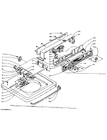 Machine Top Assembly parts for Kenmore Washer 110.5915601 (1105915601, 110 5915601) from AppliancePartsPros.com