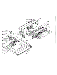Machine Top Assembly parts for Kenmore Washer 110.5915610 (1105915610, 110 5915610) from AppliancePartsPros.com