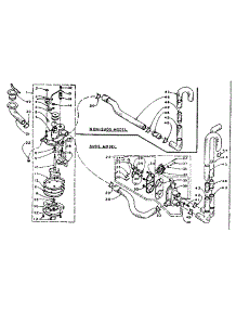 Water System parts for Kenmore Washer 110.5915611 (1105915611, 110 5915611) from AppliancePartsPros.com
