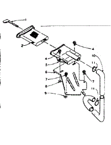 Filter Assembly parts for Kenmore Washer 110.5915650 (1105915650, 110 5915650) from AppliancePartsPros.com