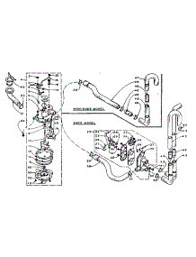 Water System parts for Kenmore Washer 110.5915650 (1105915650, 110 5915650) from AppliancePartsPros.com