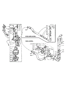 Water System parts for Kenmore Washer 110.5915651 (1105915651, 110 5915651) from AppliancePartsPros.com