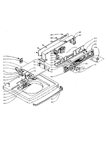 Machine Top Assembly parts for Kenmore Washer 110.5915652 (1105915652, 110 5915652) from AppliancePartsPros.com