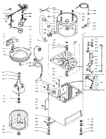 Machine Sub-Assembly parts for Kenmore Washer 110.5915652 (1105915652, 110 5915652) from AppliancePartsPros.com