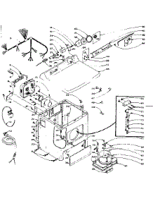 Machine Sub-Assembly parts for Kenmore Dryer 110.5917510 (1105917510, 110 5917510) from AppliancePartsPros.com