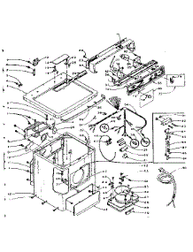 Machine Sub-Assembly parts for Kenmore Dryer 110.5917600 (1105917600, 110 5917600) from AppliancePartsPros.com