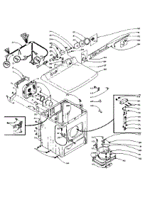 Machine Sub-Assembly parts for Kenmore Dryer 110.5918500 (1105918500, 110 5918500) from AppliancePartsPros.com