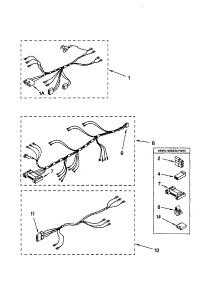 Wiring Harness parts for Kenmore Dryer 110.60012000 (11060012000, 110 60012000) from AppliancePartsPros.com