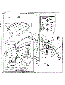 Wringer And Wringer Gear Case Assembly parts for Kenmore Washer 110.6002300 (1106002300, 110 6002300) from AppliancePartsPros.com