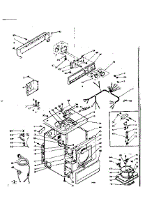 Machine Sub-Assembly parts for Kenmore Dryer 110.6117512 (1106117512, 110 6117512) from AppliancePartsPros.com