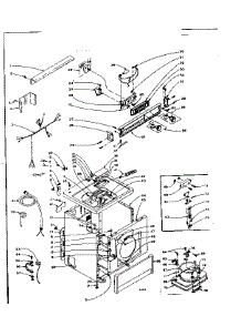 Machine Sub-Assembly parts for Kenmore Dryer 110.6117721 (1106117721, 110 6117721) from AppliancePartsPros.com