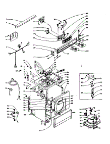 Machine Sub-Assembly parts for Kenmore Dryer 110.6117731 (1106117731, 110 6117731) from AppliancePartsPros.com