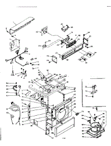 Machine Sub-Assembly parts for Kenmore Dryer 110.6117732 (1106117732, 110 6117732) from AppliancePartsPros.com