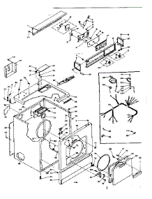 Machine Sub-Assembly parts for Kenmore Dryer 110.6117733 (1106117733, 110 6117733) from AppliancePartsPros.com