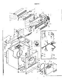 Machine Sub-Assembly parts for Kenmore Dryer 110.6117823 (1106117823, 110 6117823) from AppliancePartsPros.com