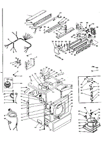 Machine Sub-Assembly parts for Kenmore Dryer 110.6117870 (1106117870, 110 6117870) from AppliancePartsPros.com
