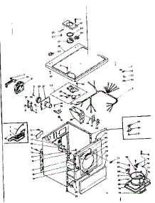 Machine Sub-Assembly parts for Kenmore Dryer 110.6118202 (1106118202, 110 6118202) from AppliancePartsPros.com
