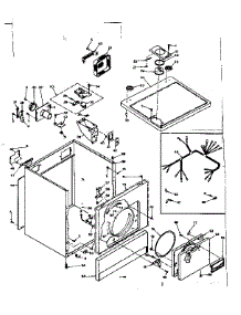 Machine Sub-Assembly parts for Kenmore Dryer 110.6118235 (1106118235, 110 6118235) from AppliancePartsPros.com