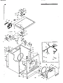 Machine Sub-Assembly parts for Kenmore Dryer 110.6118240 (1106118240, 110 6118240) from AppliancePartsPros.com