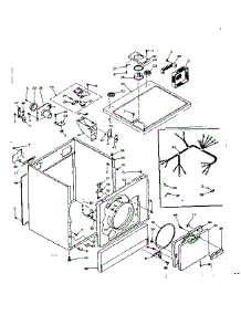 Machine Sub-Assembly parts for Kenmore Dryer 110.6118244 (1106118244, 110 6118244) from AppliancePartsPros.com