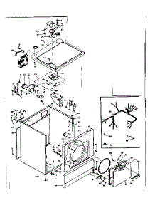 Machine Sub Assembly parts for Kenmore Dryer 110.6118253 (1106118253, 110 6118253) from AppliancePartsPros.com