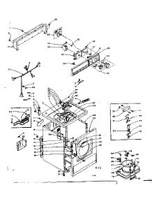 Machine Sub-Assembly parts for Kenmore Dryer 110.6118511 (1106118511, 110 6118511) from AppliancePartsPros.com