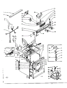 Machine Sub-Assembly parts for Kenmore Dryer 110.6118711 (1106118711, 110 6118711) from AppliancePartsPros.com