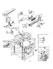 Machine Sub-Assembly parts for Kenmore Dryer 110.6118721 (1106118721, 110 6118721) from AppliancePartsPros.com