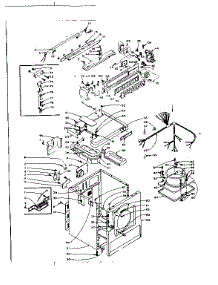 Machine Sub-Assembly parts for Kenmore Dryer 110.6118801 (1106118801, 110 6118801) from AppliancePartsPros.com