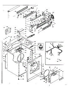 Machine Sub Assembly parts for Kenmore Dryer 110.6118822 (1106118822, 110 6118822) from AppliancePartsPros.com