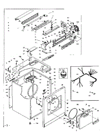 Machine Sub-Assembly parts for Kenmore Dryer 110.6118823 (1106118823, 110 6118823) from AppliancePartsPros.com