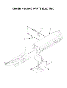 Dryer Heating Parts-Electric parts for Kenmore Dryer 110.61652020 (11061652020, 110 61652020) from AppliancePartsPros.com