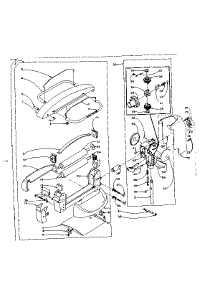 Wringer And Wringer Gear Case Assembly parts for Kenmore Washer 110.6202310 (1106202310, 110 6202310) from AppliancePartsPros.com