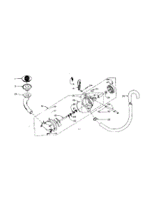 Pump Assembly And Pump Parts parts for Kenmore Washer 110.6202310 (1106202310, 110 6202310) from AppliancePartsPros.com