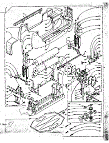 Wringer And Wringer Gear Case Assembly parts for Kenmore Washer 110.6202800 (1106202800, 110 6202800) from AppliancePartsPros.com