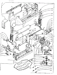 Wringer And Wringer Gear Case Assembly parts for Kenmore Washer 110.6202801 (1106202801, 110 6202801) from AppliancePartsPros.com