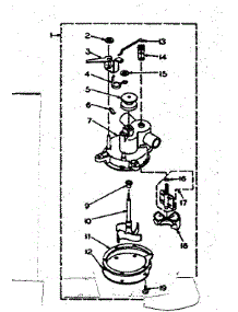 Pump Assembly parts for Kenmore Washer 110.6204011 (1106204011, 110 6204011) from AppliancePartsPros.com