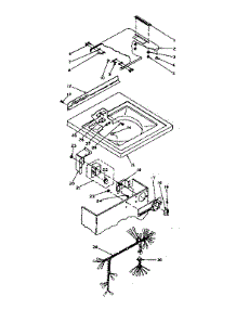 Top And Control Assembly parts for Kenmore Washer 110.6204050 (1106204050, 110 6204050) from AppliancePartsPros.com